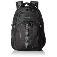 Kenneth Cole REACTION Kenneth Cole Reaction 1680d Polyester Expandable Double Gusset 17.3 Laptop Backpack, Black