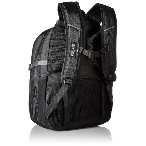  Kenneth Cole REACTION Kenneth Cole Reaction 1680d Polyester Expandable Double Gusset 17.3 Laptop Backpack, Black