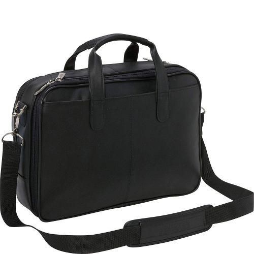  Kenneth Cole REACTION Kenneth Cole Reaction Genuine Leather Dual Compartment 15.4 Laptop Portfolio, Black