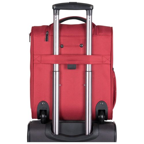  Kenneth Cole REACTION Kenneth Cole Reaction Lincoln Square 16 1680d Polyester 2-Wheel Underseater Carry-on, Red