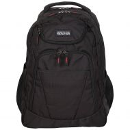 Kenneth Cole REACTION Kenneth Cole Reaction 1680d Polyester and Shadow Ripstop Dual Compartment 17” Laptop Backpack, Black