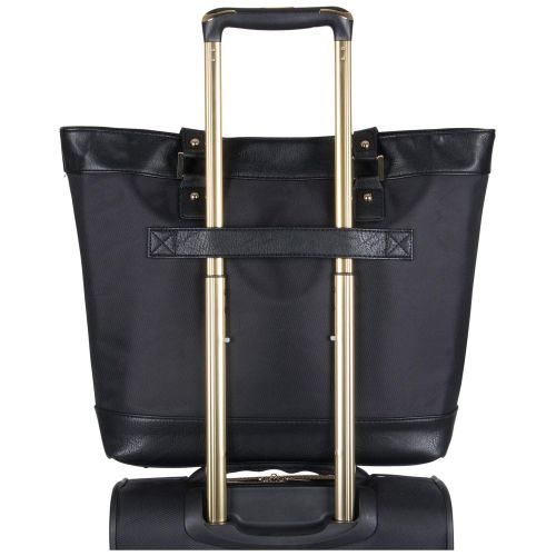  Kenneth Cole REACTION Kenneth Cole Reaction Womens Runway Call Nylon-Twill Top Zip 16 Laptop & Tablet Business Tote, Navy