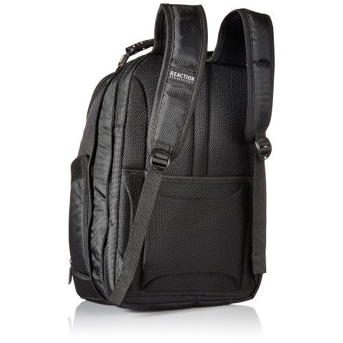  Kenneth Cole REACTION Kenneth Cole Reaction 1680d Polyester Expandable Double Gusset 17.0” Laptop Backpack, Black