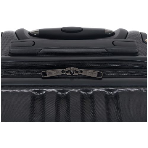  Kenneth Cole REACTION Kenneth Cole Reaction Reverb Hardside 8-Wheel 3-Piece Spinner Luggage Set: 20 Carry-on, 24, 28, Black