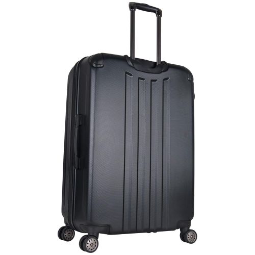  Kenneth Cole REACTION Kenneth Cole Reaction Reverb Hardside 8-Wheel 3-Piece Spinner Luggage Set: 20 Carry-on, 24, 28, Black