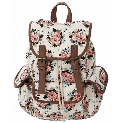  Kenox Canvas School College Backpack/bookbags for Girls/students/women