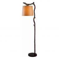 Kenroy Home Overhang Floor Lamp, Bronzed