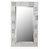 Kenroy Home Sparkle Rectangular Wall Mirror 44 H x 28 W Chrome