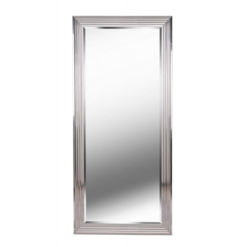  Kenroy Home Lyonesse Floor Mirror, 66 H x 30 W, Chrome 66 x 30