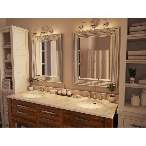  Kenroy Home Lyonesse Floor Mirror, 66 H x 30 W, Chrome 66 x 30