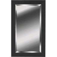 Kenroy Home Ice Mirrors, Medium, Matte Black Wood Finish