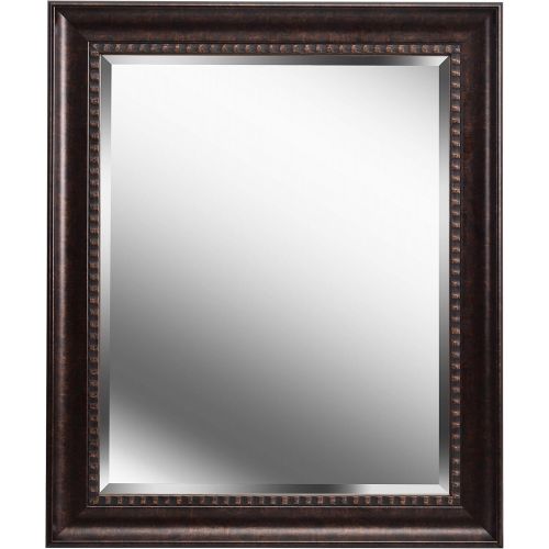  Kenroy Home Classic Beveled Mirror with Bronze Finish Frame,36 Inch Height, 30 Inch Width, 2 Inch Ext. with Bronze Finish with Gold Highlight