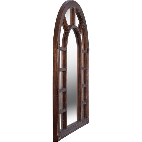  Kenroy Home Cathedral Accent Wall Mirror, 38 Inches by 28 Inches, Antique Gold