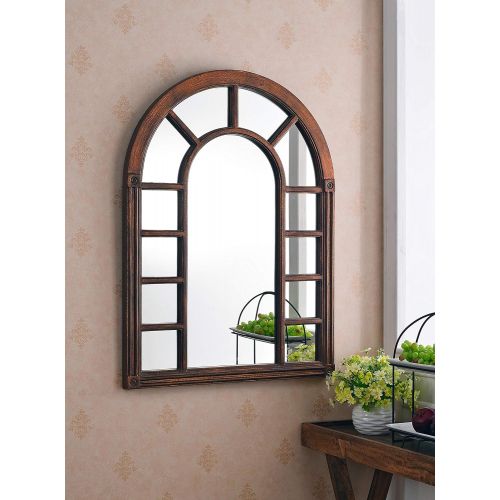  Kenroy Home Cathedral Accent Wall Mirror, 38 Inches by 28 Inches, Antique Gold