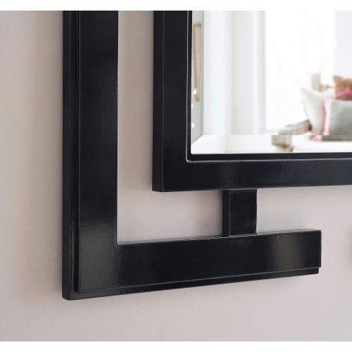  Kenroy Home Casual Wall Mirror ,41 Inch Height, 0.75 Inch Length, 29 Inch Width with Gloss Black