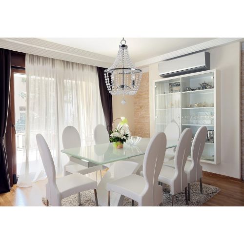  Kenroy Home Celeste 4 Light Chandelier, Chrome Finish