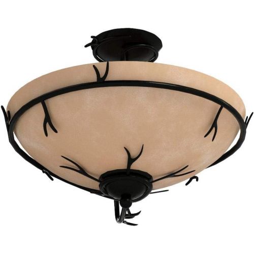  Kenroy Home 90909BRZ  Twigs 9-Light Chandelier, Blackened Bronze Finish