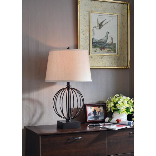  Kenroy Home 32102ORB Globus Table Lamp