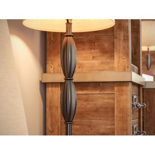  Kenroy Home 32593ORB Ripley TableFloor Lamp, 3-Pack, 13 x 29.5 x 13, Oil Rubbed Bronze Finish