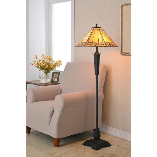  Kenroy Home 33043BRZ Willow Floor Lamp, Bronze