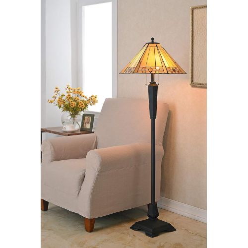  Kenroy Home 33043BRZ Willow Floor Lamp, Bronze