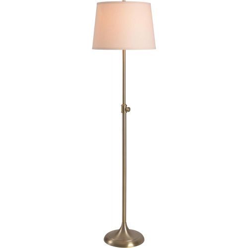  Kenroy Home 20955VB Tifton Floor Lamp, Vintage Brass