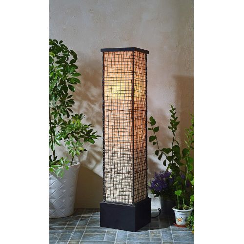  Kenroy Home 32250BRZ Trellis Outdoor Floor Lamp, Bronze Finish, 51 x 9 x 9