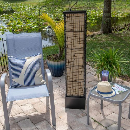  Kenroy Home 32250BRZ Trellis Outdoor Floor Lamp, Bronze Finish, 51 x 9 x 9