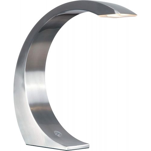  Kenroy Home 32037BS Slide Desk Lamp, Brushed Steel, 13 x 3 x 13