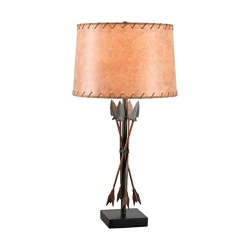  Kenroy Home 32557ATW Bound Arrow Table Lamp, 29.5 x 15 x 15, Antique Wash Finish