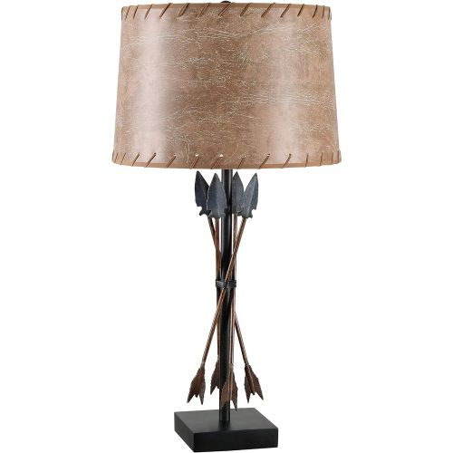  Kenroy Home 32557ATW Bound Arrow Table Lamp, 29.5 x 15 x 15, Antique Wash Finish