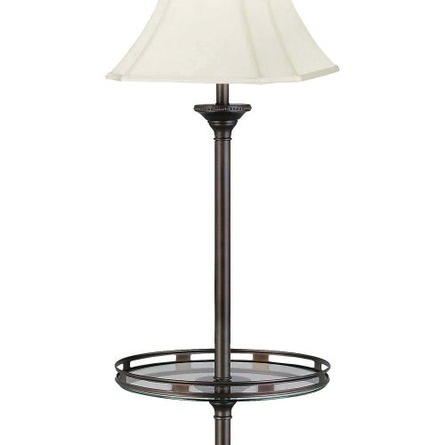  Kenroy Home 33052BBZ Wentworth Floor Lamp, Burnished Bronze