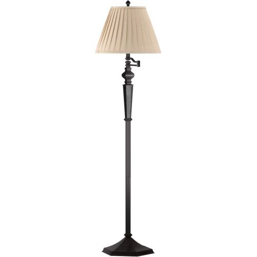  Kenroy Home 20612ORB Chesapeake Swing Arm Floor Lamp, Oil Rubbed Bronze