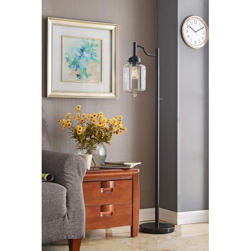  Kenroy Home 32408ORB Casey Floor Lamp, Oil Rubbed Bronze Finish, Oil Rubbed Bronze Finish