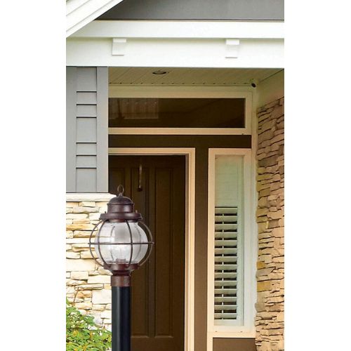  Kenroy Home 037 Hatteras Table Outdoor Lamp, Gilded Copper