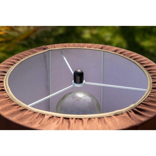  Kenroy Home 037 Hatteras Table Outdoor Lamp, Gilded Copper