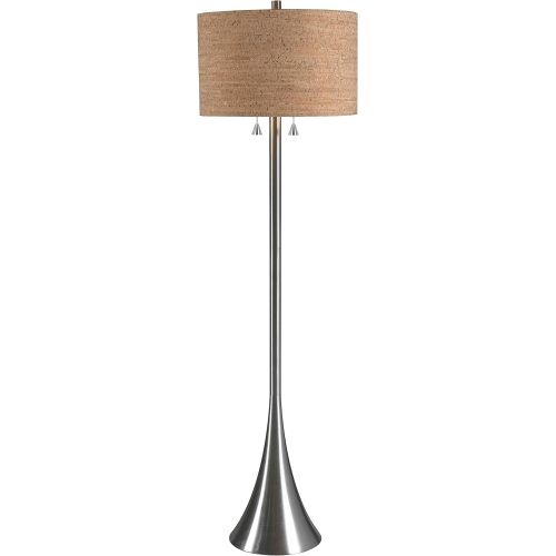  Kenroy Home 32093BS Bulletin Floor Lamp