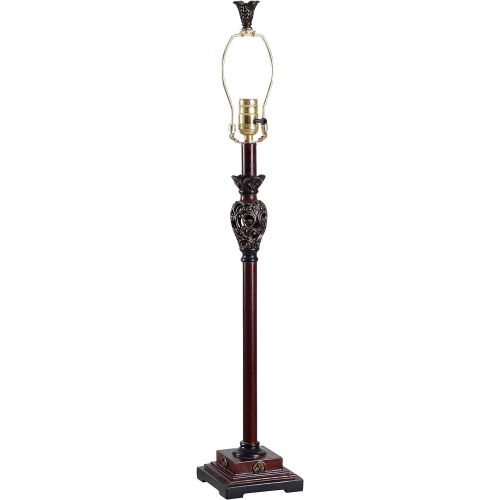  Kenroy Home 20181GR Iron Lace Floor Lamp, Golden Ruby