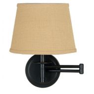 Kenroy Home 21011ORB Sheppard Wall Swing Arm Lamp, Oil Rubbed Bronze