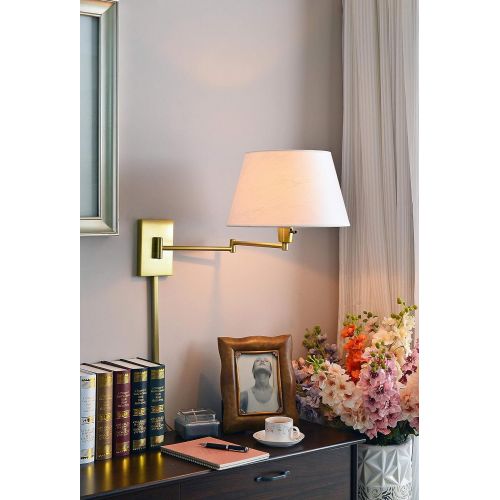  Kenroy Home 30110BLKP Simplicity Wall Swing arm lamp, 64 Inch Height, 15 Inch Width, Matte Black