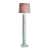 Kenroy Home Doric Floor Lamp Antique White Finish