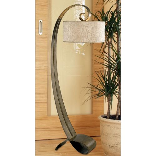  Kenroy Home 20091SMB Remy Floor Lamp, Smoked Bronze