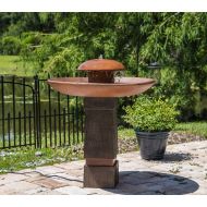 Kenroy Home 51026WDGCOP Oswego Floor Fountain with Lights, Copper