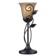 Kenroy Home Arbor Table Torchiere 16 Inch Height, 6 Inch Diameter, 6 Inch Ext. Oil Rubbed Bronze