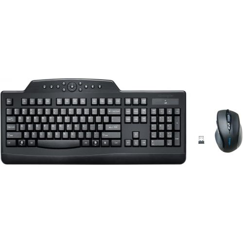 Kensington Pro Fit Wireless Media Desktop Set with Keyboard and Mouse (K72408US), Black