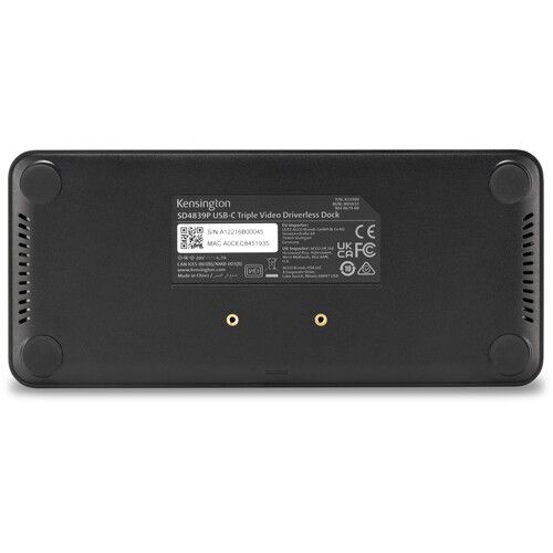  Kensington SD4839P Triple Video Docking Station (Black)