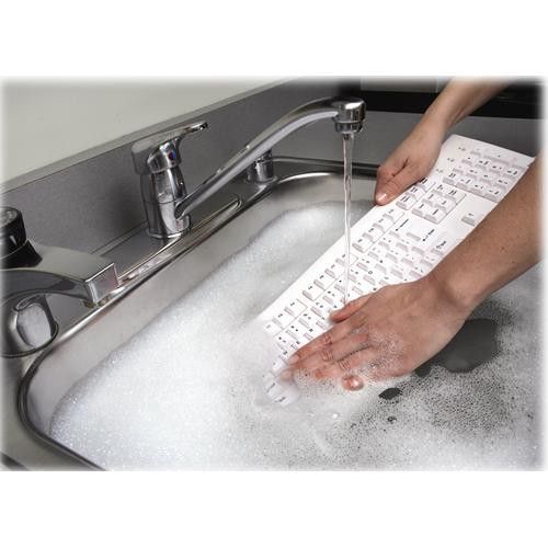  Kensington Washable USB Keyboard with Antimicrobial Protection