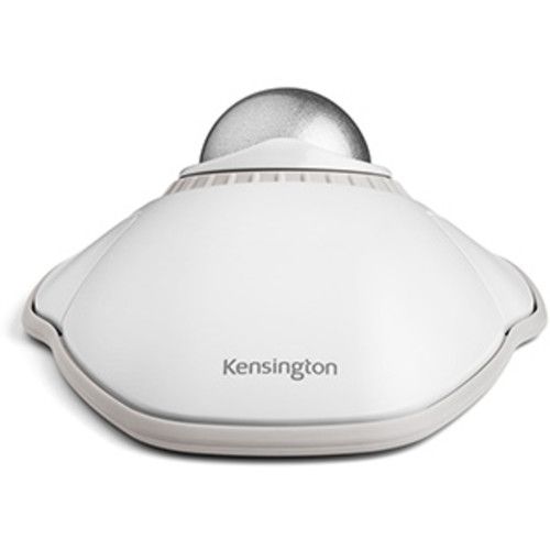  Kensington Orbit Trackball with Scroll Ring (White, Sustainable Packaging)