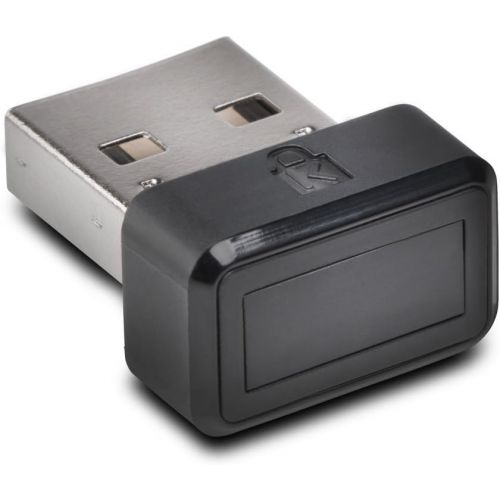  [아마존베스트]Kensington VeriMark USB Fingerprint Key Reader - Windows Hello, FIDO U2F, Anti-Spoofing (K67977WW),Black
