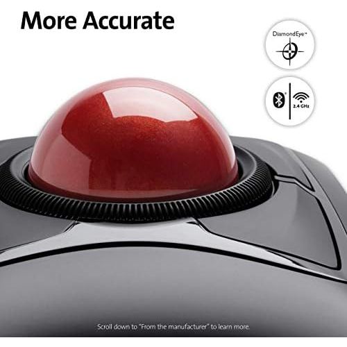  [아마존베스트]Kensington Wireless Trackball Expert Mouse for Windows/Mac/Mac OS/Mac OS X - Black